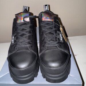 Palladium Women’s Revolt LO TX Platform Sneaker Size 9 Black New in Box
